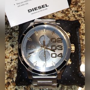 Diesel Double Down 2.0 Gun Metal Stainless Steel